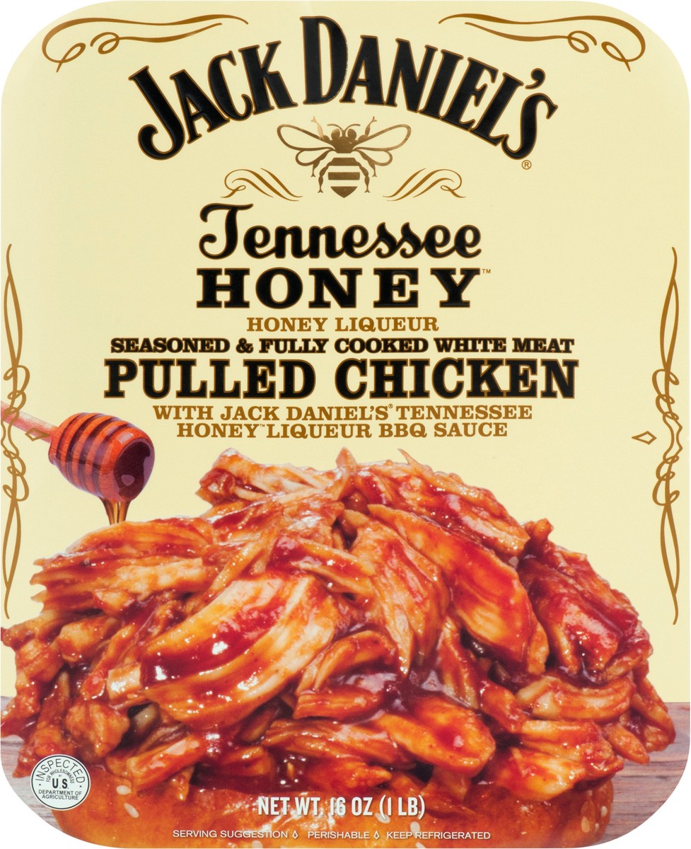 slide 1 of 11, Jack Daniel's Tennessee Honey Pulled Chicken, 16 oz