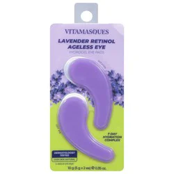 Vitamasques Hydrogel Lavender Retinol Ageless Eye Eye Pads 2 ea