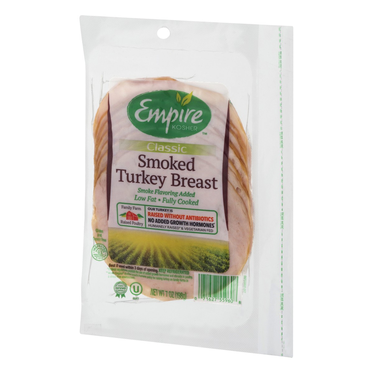 slide 5 of 9, Empire Kosher Empire Slices Smoked Turkey Breast - 7 Oz, 7 oz