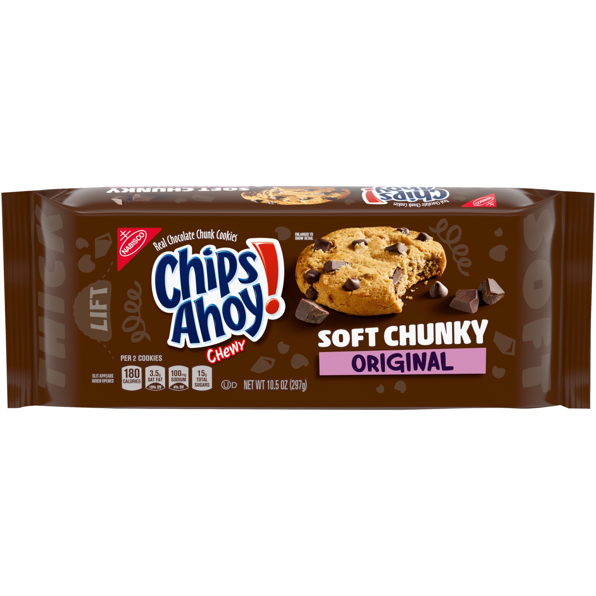 slide 1 of 6, CHIPS AHOY! Chunky Soft Chocolate Chip Cookies, 10.5 oz, 10.5 oz