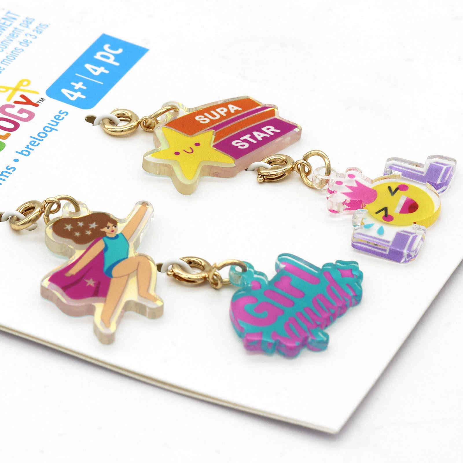 slide 4 of 4, Girl Squad Hero Charms Set By Creatology, 1 ct