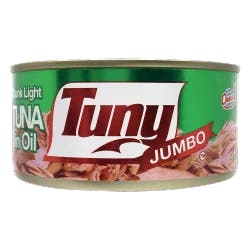 Tuny Jumbo Chunk Light Tuna In Oil - 10 oz