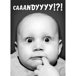 Avanti Card Halloween Super-Shocked Baby