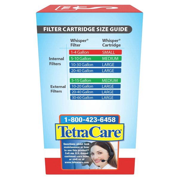 slide 19 of 21, Tetra Whisper Aquarium Filter Cartridge, Small, SM