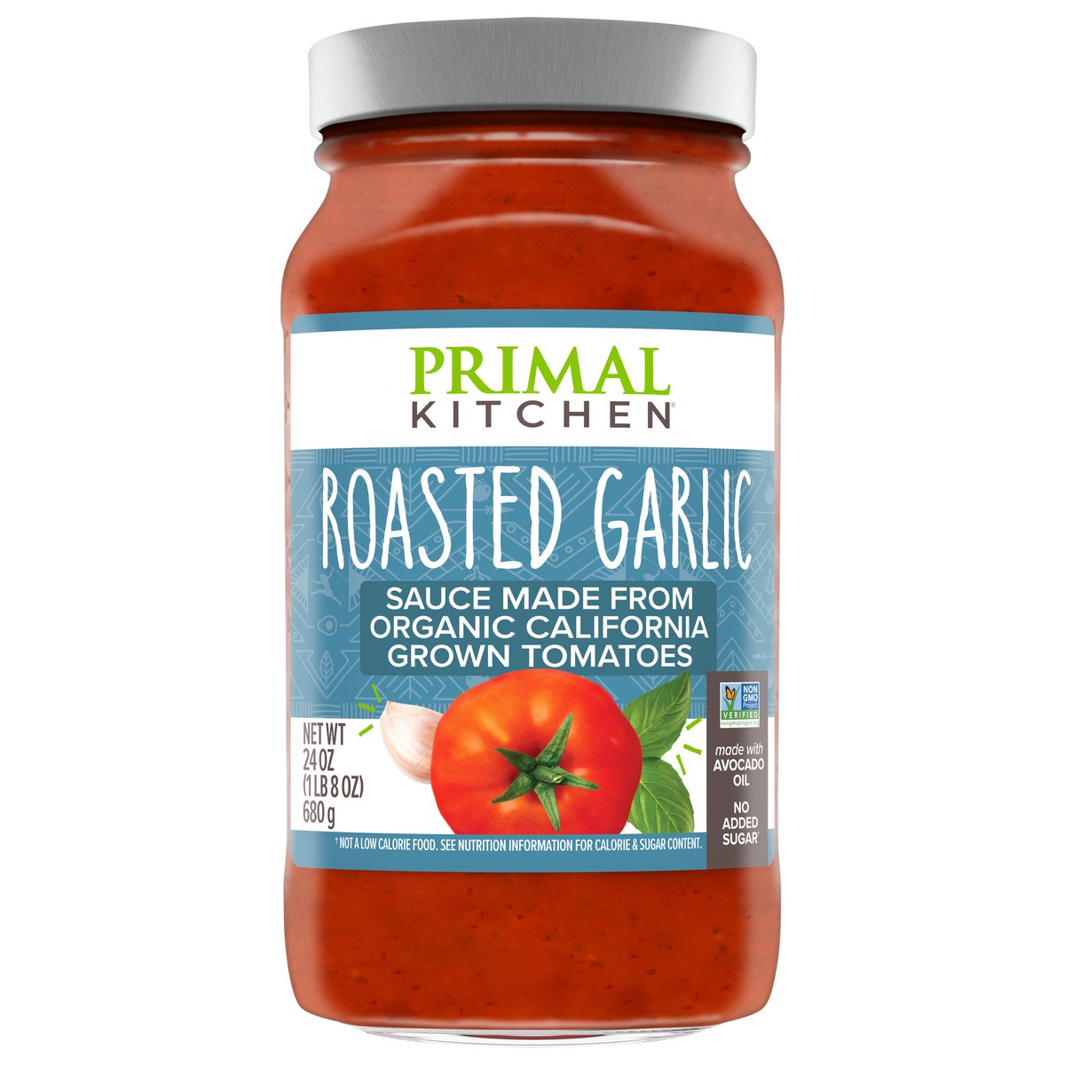 slide 1 of 9, Primal Kitchen Marinara Sauce Roasted Garlic, 24 oz