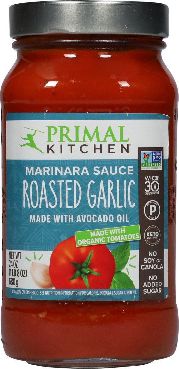 slide 6 of 9, Primal Kitchen Marinara Sauce Roasted Garlic, 24 oz