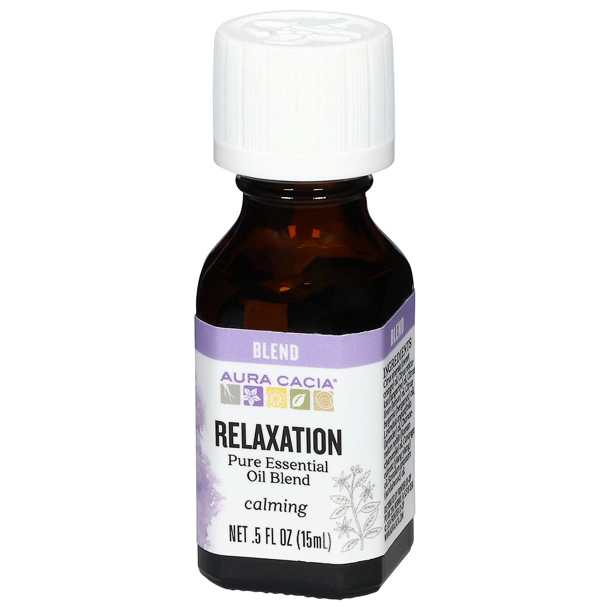 slide 2 of 4, Aura Cacia Calming Relaxation Pure Essential Oil Blend 0.5 fl oz, 0.5 fl oz