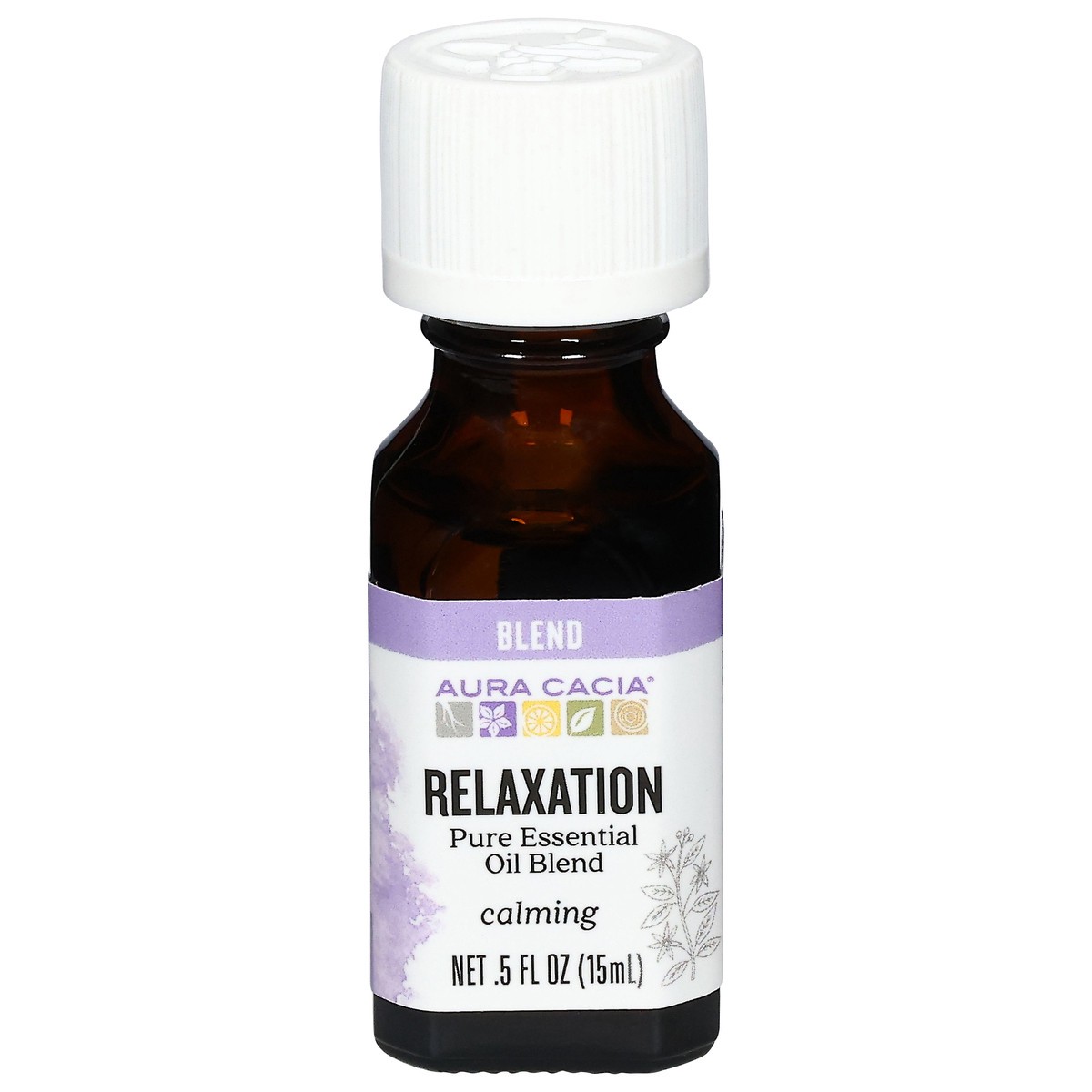 slide 1 of 4, Aura Cacia Calming Relaxation Pure Essential Oil Blend 0.5 fl oz, 0.5 fl oz