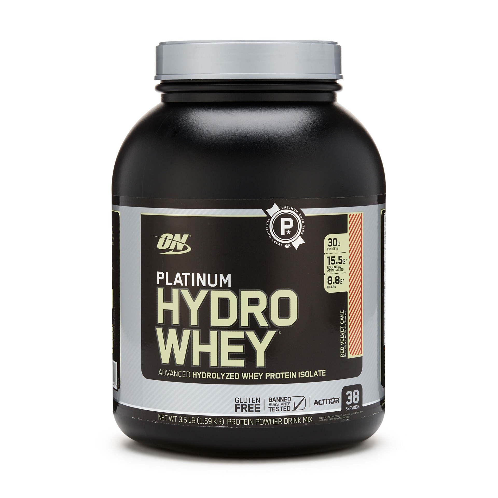 slide 1 of 1, Optimum Nutrition Platinum Hydro Whey - Red Velvet Cake, 3.5 lb