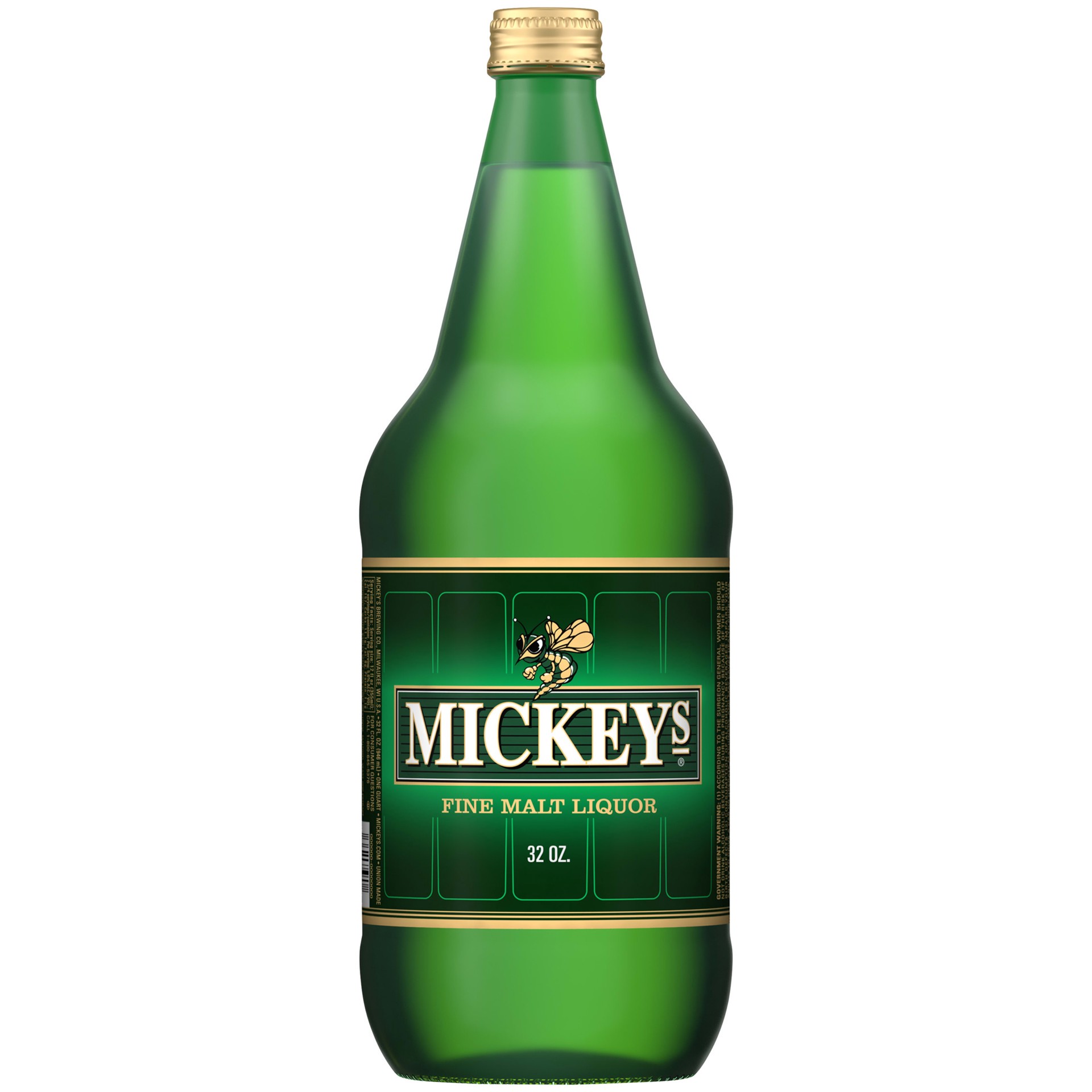 slide 1 of 5, Mickey's Fine Malt Liquor Ale Beer, 32 fl. oz. Bottle, 5.6% ABV, 32 fl oz