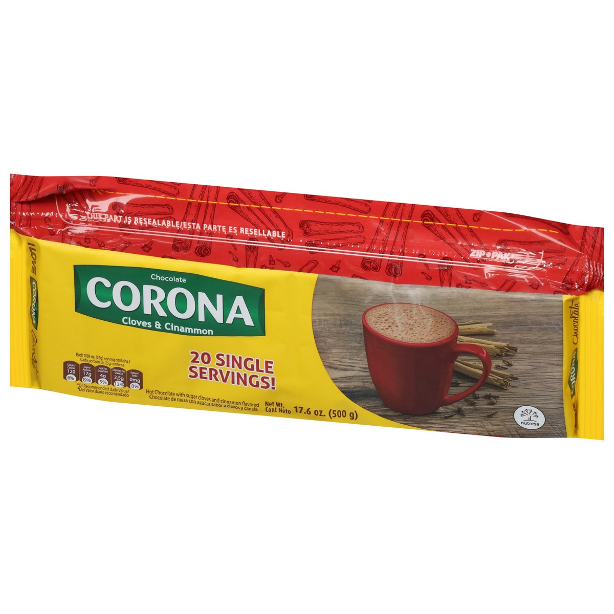 slide 2 of 13, Corona Cloves & Cinnamon Hot Chocolate - 17.6 oz, 17.6 oz