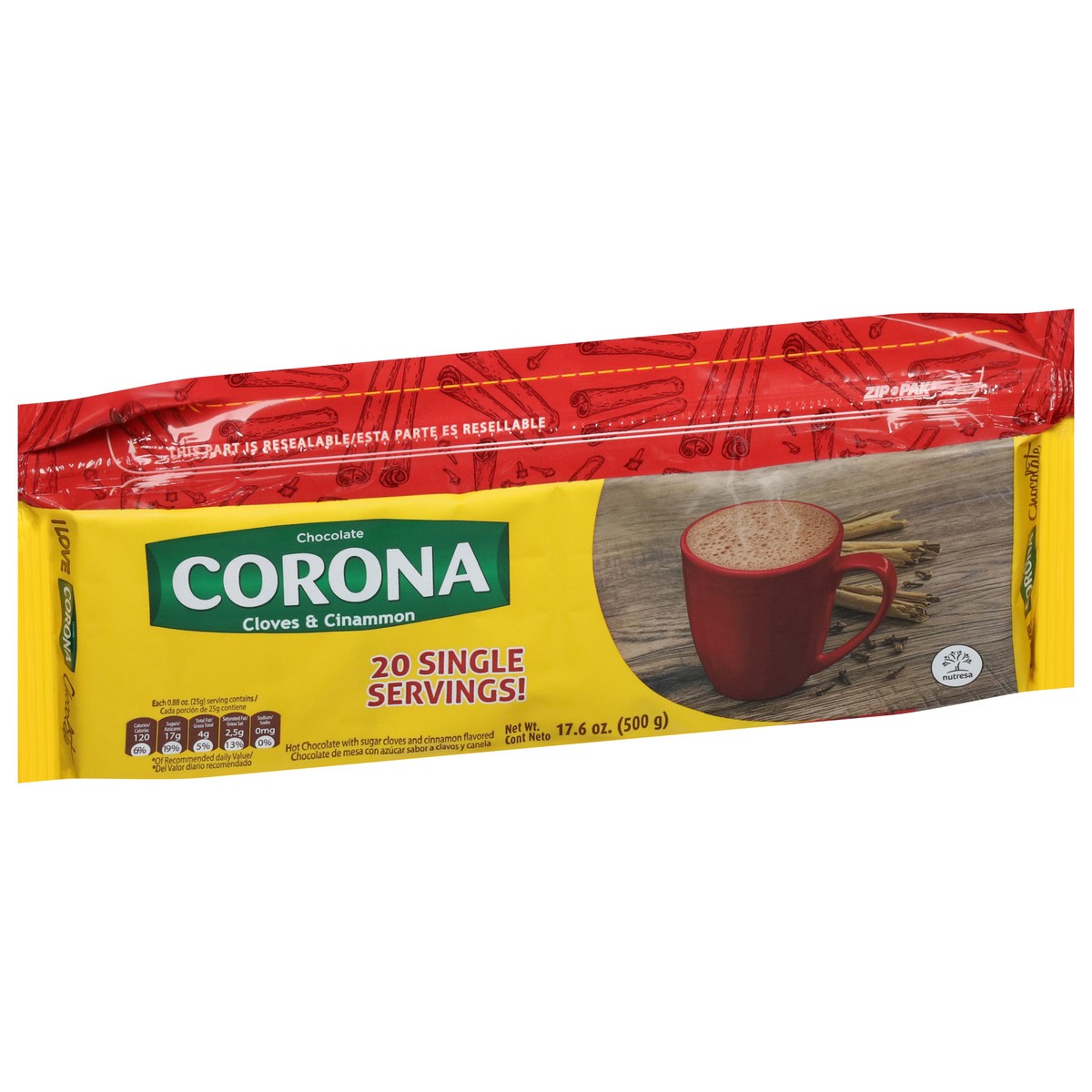 slide 10 of 13, Corona Cloves & Cinnamon Hot Chocolate - 17.6 oz, 17.6 oz