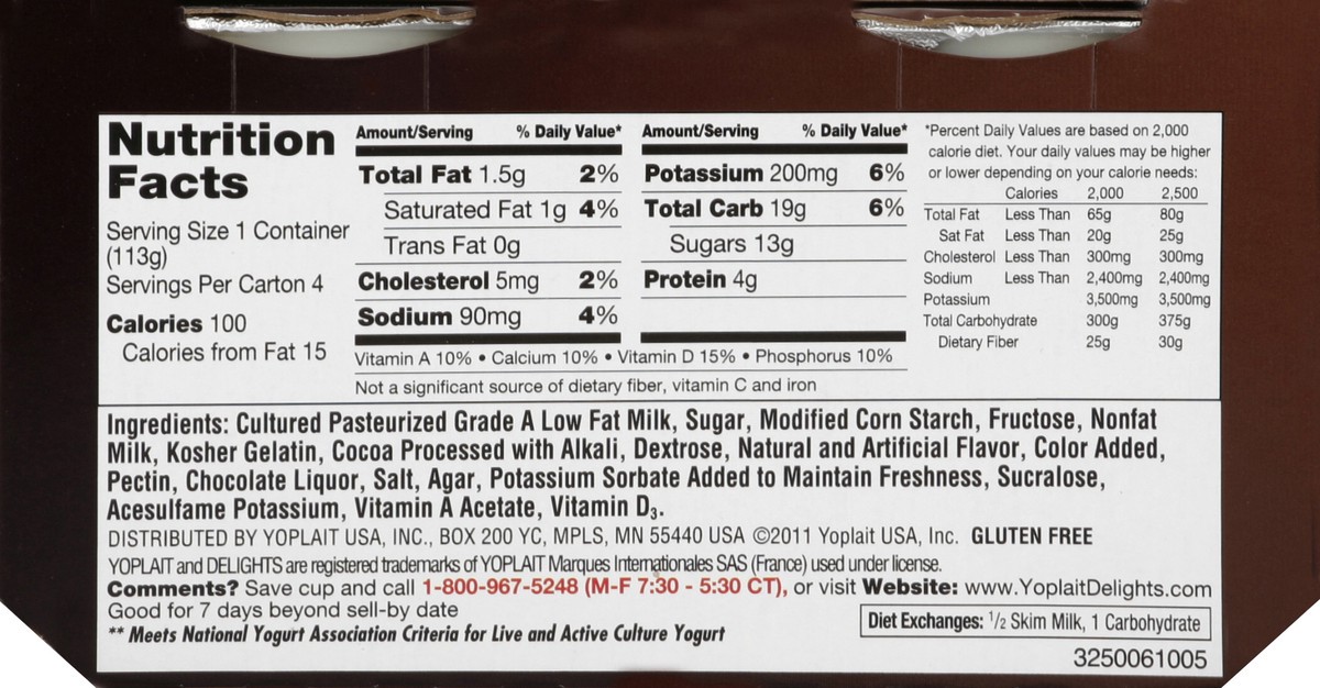 slide 7 of 7, Yoplait Parfait 4 ea, 4 ct