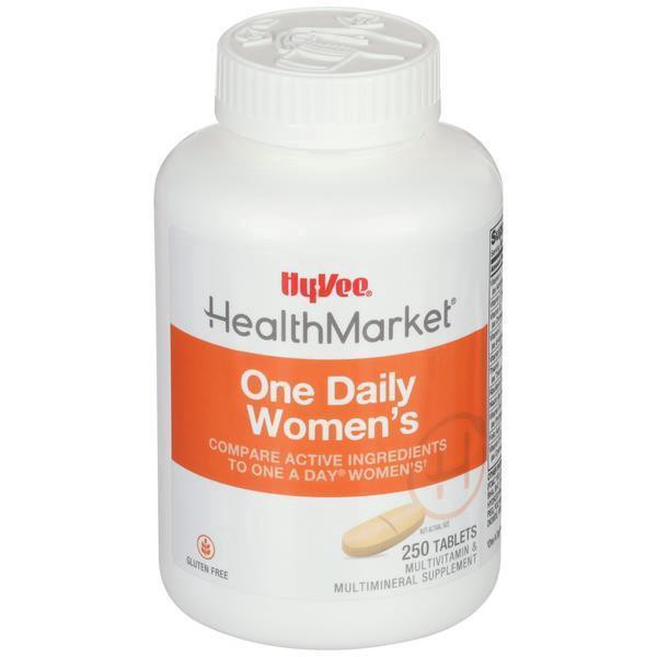 slide 1 of 1, Hy-Vee Healthmarket One Daily Women's Multivitamin Multimineral Supplement, 250 ct