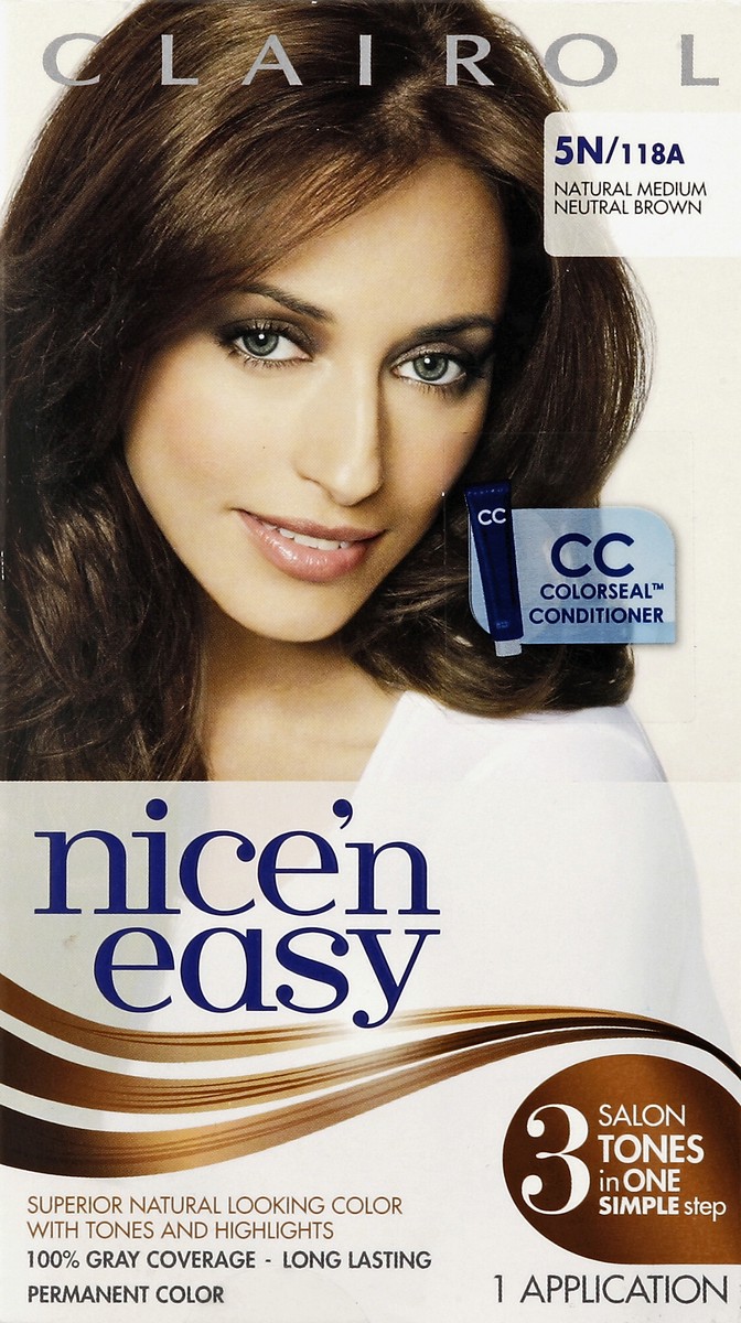 slide 1 of 5, Nice 'n Easy Permanent Color 1 ea, 1 ct