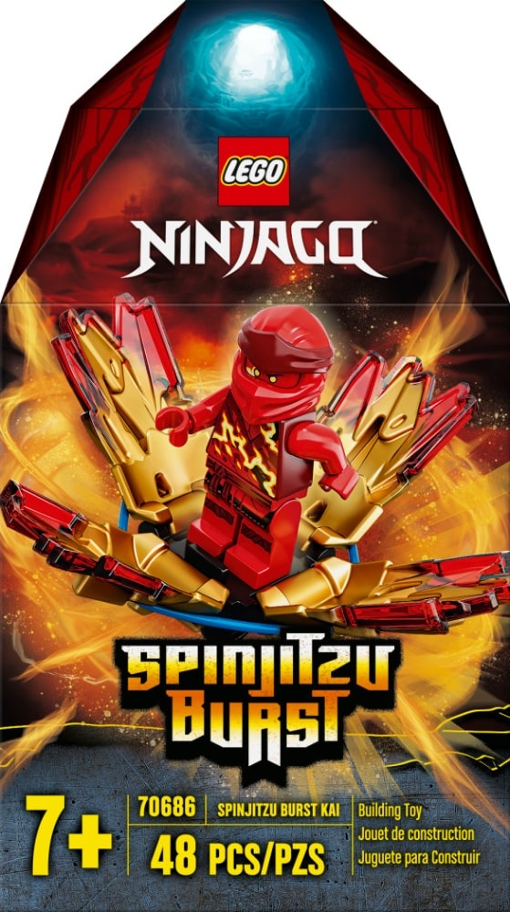 slide 1 of 7, LEGO Ninjago Spinjitzu Burst Kai Playset, 48 ct