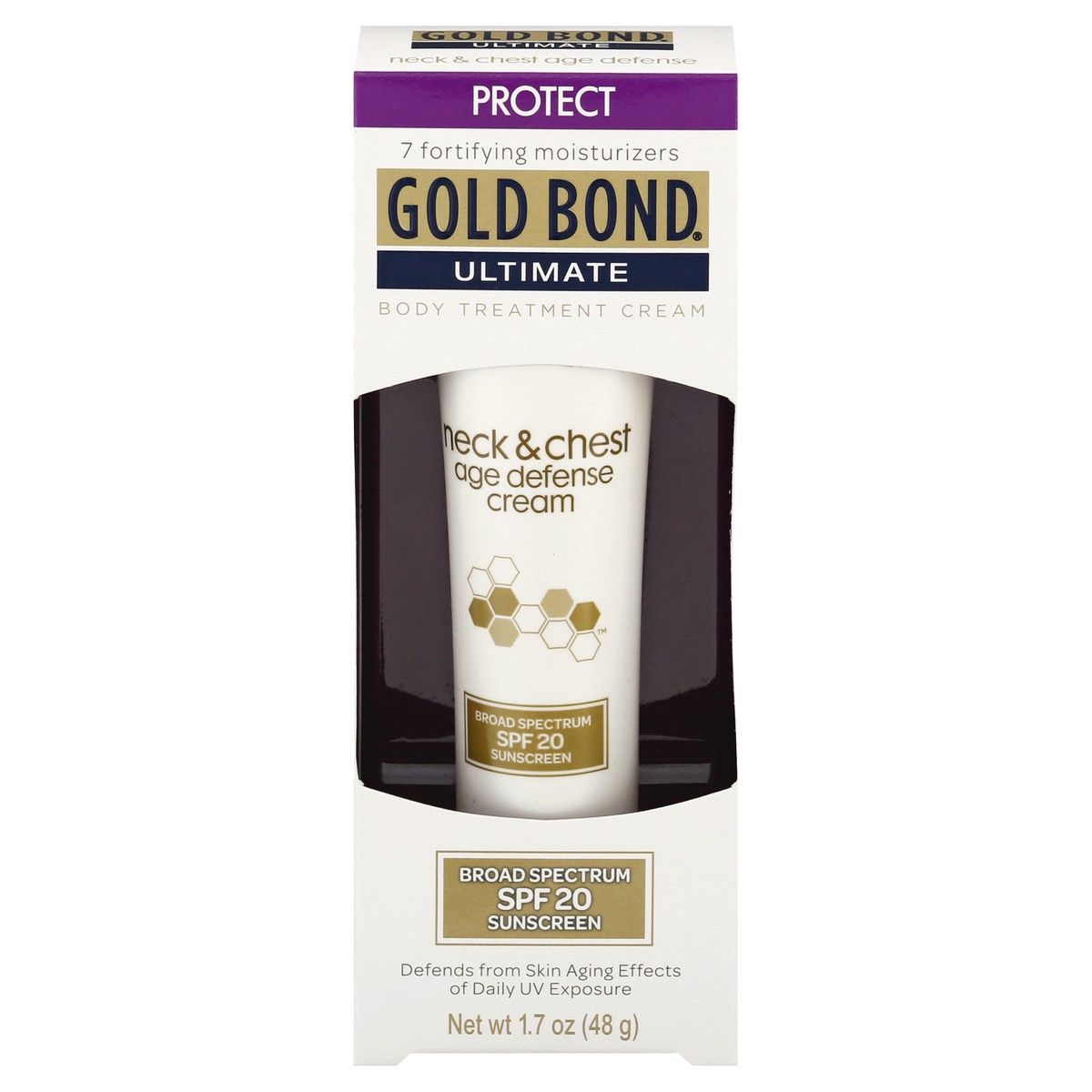 slide 1 of 9, Gold Bond Neck & Chest Age Defense Cream, 1.7 oz