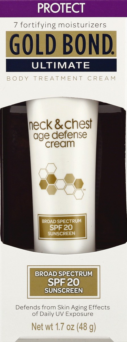 slide 2 of 9, Gold Bond Neck & Chest Age Defense Cream, 1.7 oz