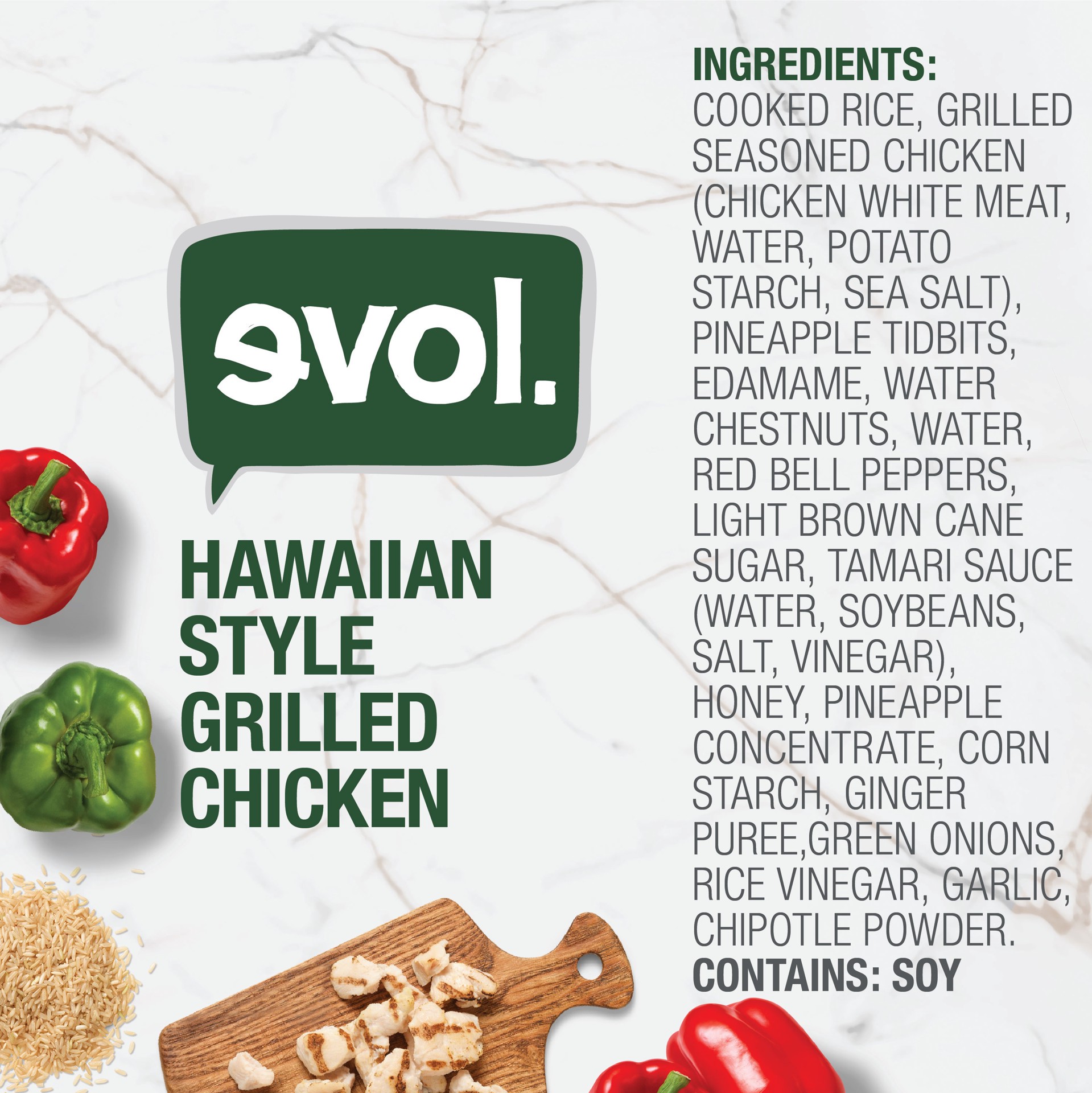 slide 5 of 5, EVOL Hawaiian Style Grilled Chicken 9 oz, 9 oz