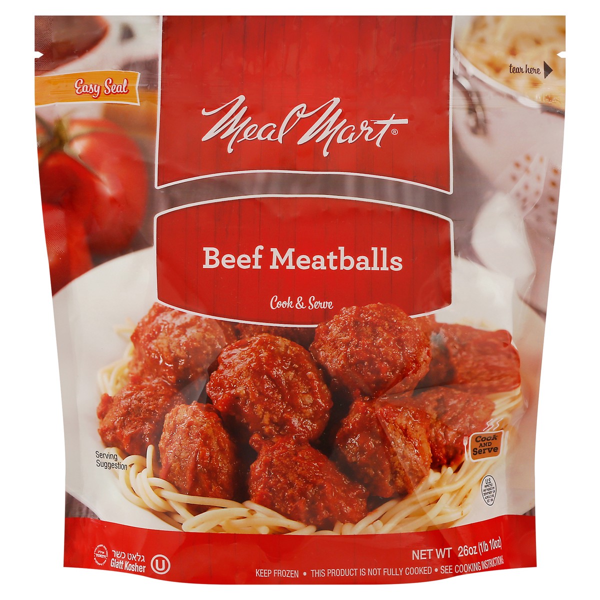 slide 1 of 12, Meal Mart Meatballs - 26 Oz, 26 oz