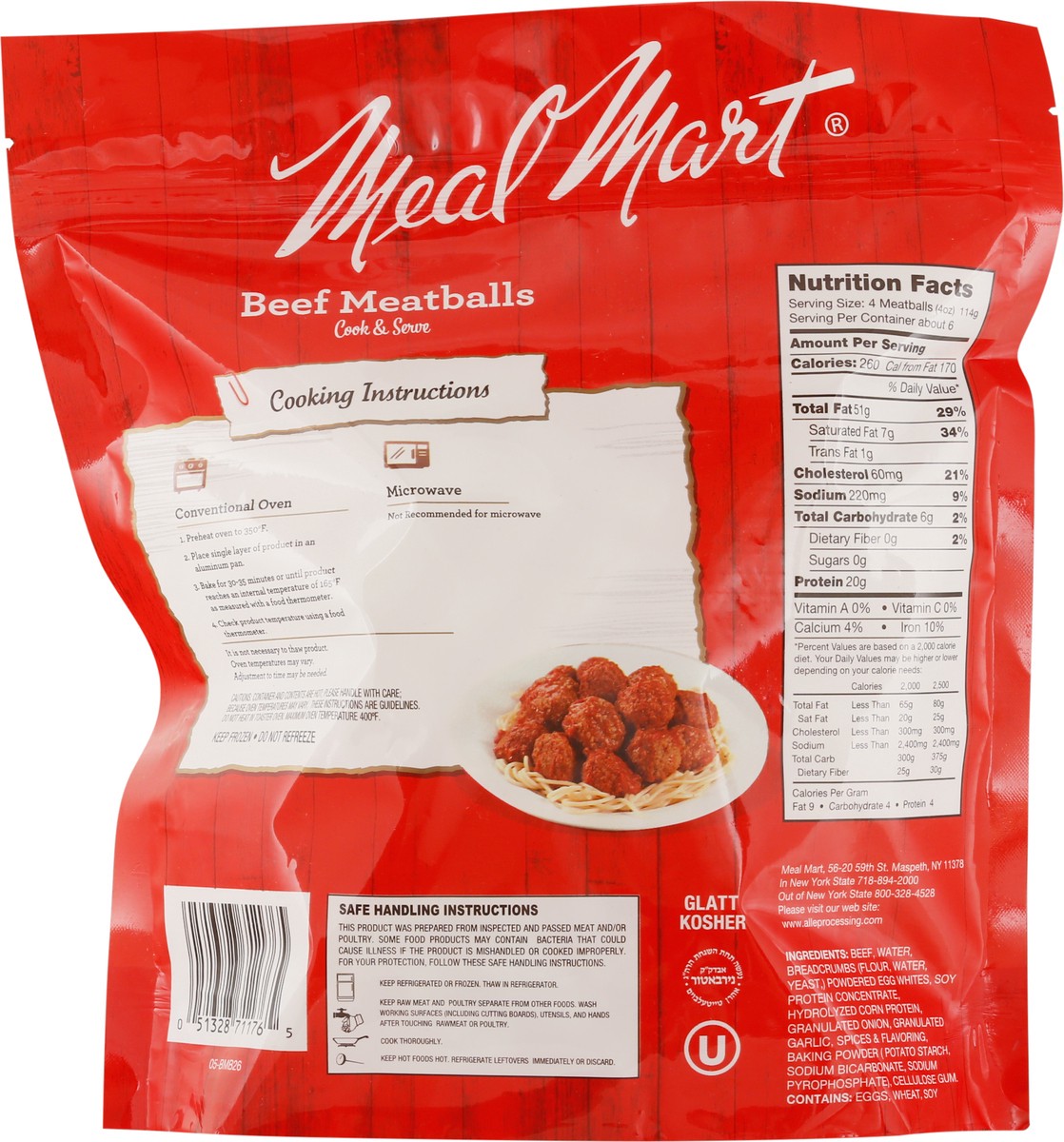 slide 4 of 12, Meal Mart Meatballs - 26 Oz, 26 oz