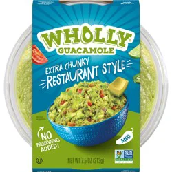 Wholly Extra Chunky Restaurant Style Guacamole 7.5 oz