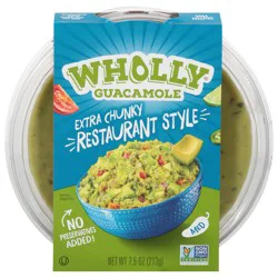 Wholly Extra Chunky Restaurant Style Guacamole 7.5 oz