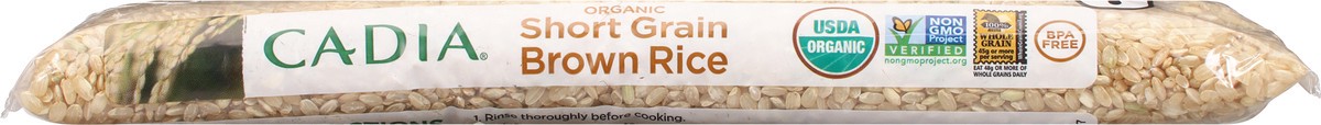 slide 5 of 12, Cadia Organic Short Grain Brown Rice 32 oz, 32 oz