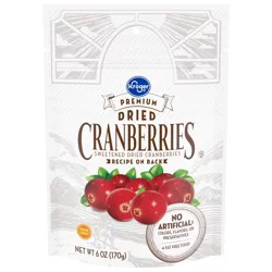 Kroger Dried Cranberries - 6 oz