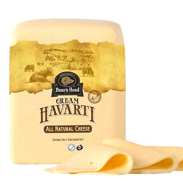 slide 1 of 1, Boar's Head Cream Havarti Cheese, per lb