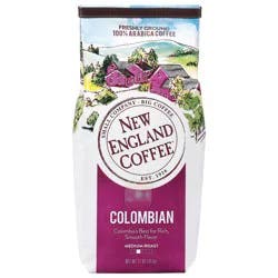 New England Coffee Freshly Ground 100% Arabica Medium Roast Colombian Supremo Coffee 11 oz