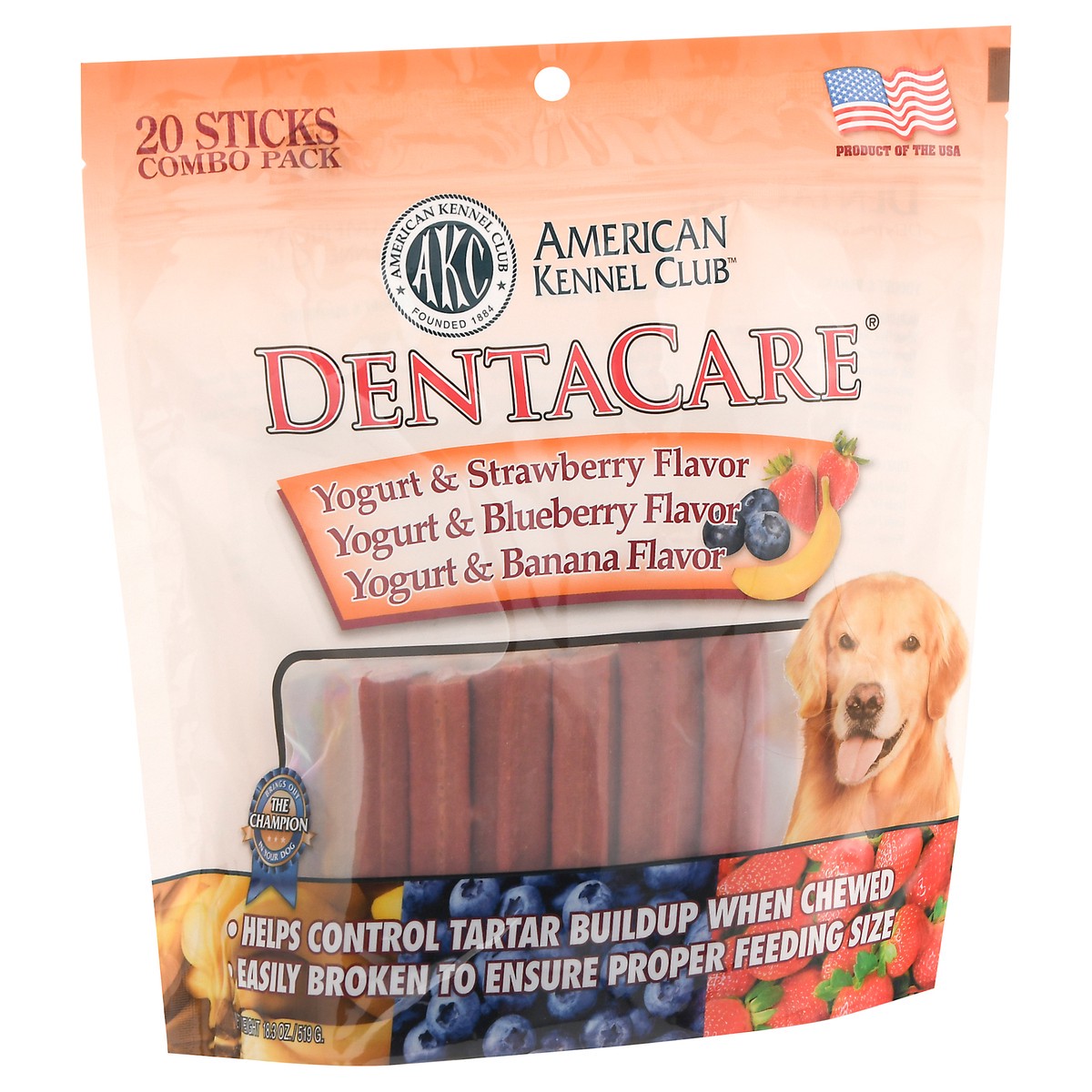 slide 3 of 9, American Kennel Club Dentacare Yogurt Treats For Dogs, 20 ct