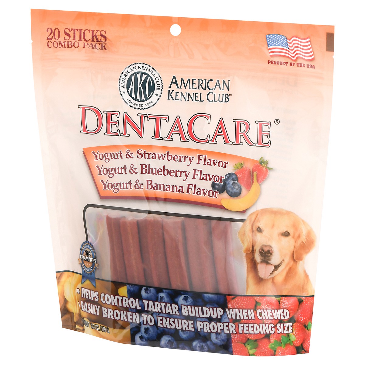 slide 2 of 9, American Kennel Club Dentacare Yogurt Treats For Dogs, 20 ct