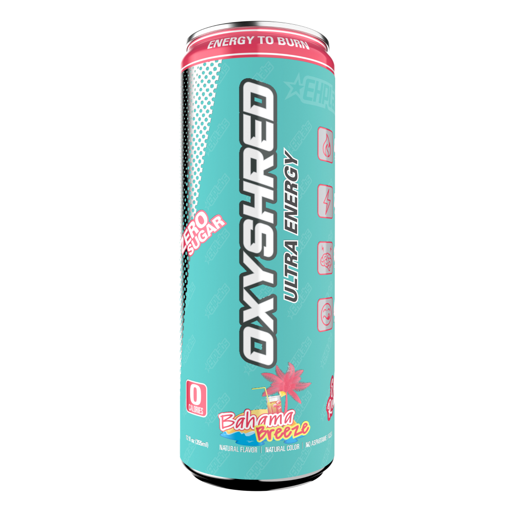 slide 1 of 5, Oxyshred Bahama Breeze Energy Drink 12 fl oz, 12 fl oz