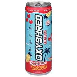 Oxyshred Bahama Breeze Energy Drink 12 fl oz