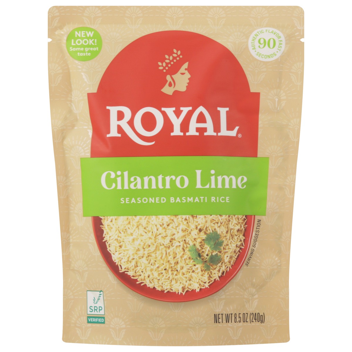 slide 1 of 9, Royal Seasoned Basmati Cilantro Lime Rice 8.5 oz, 8.5 oz