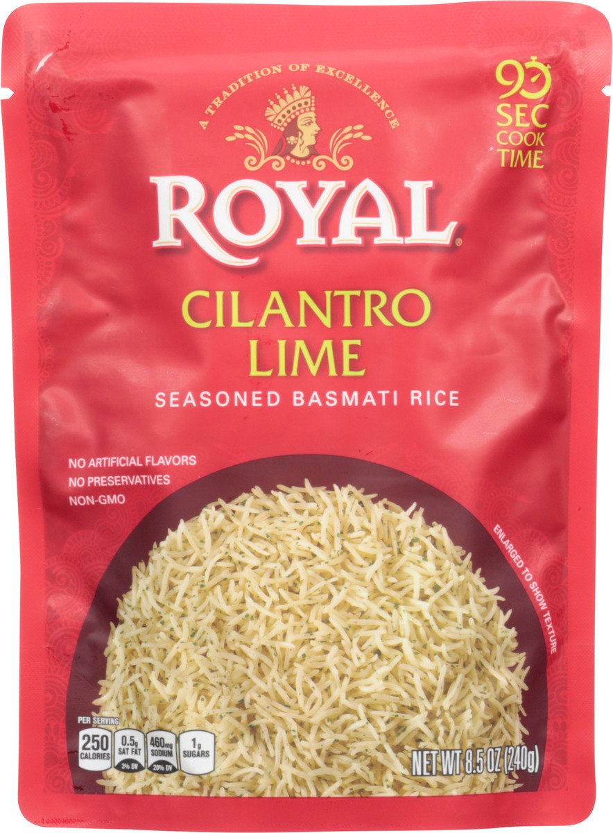 slide 5 of 9, Royal Seasoned Basmati Cilantro Lime Rice 8.5 oz, 8.5 oz