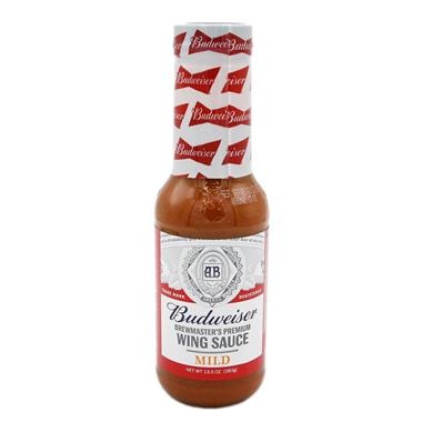 slide 1 of 1, Budweiser Brewmaster's Premium Mild Wing Sauce, 13.5 oz