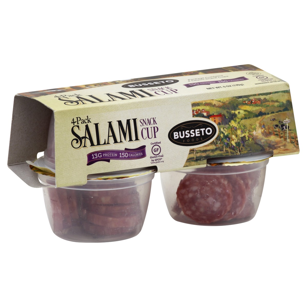 slide 3 of 5, Busseto Foods Salami 4 ea, 4 ct