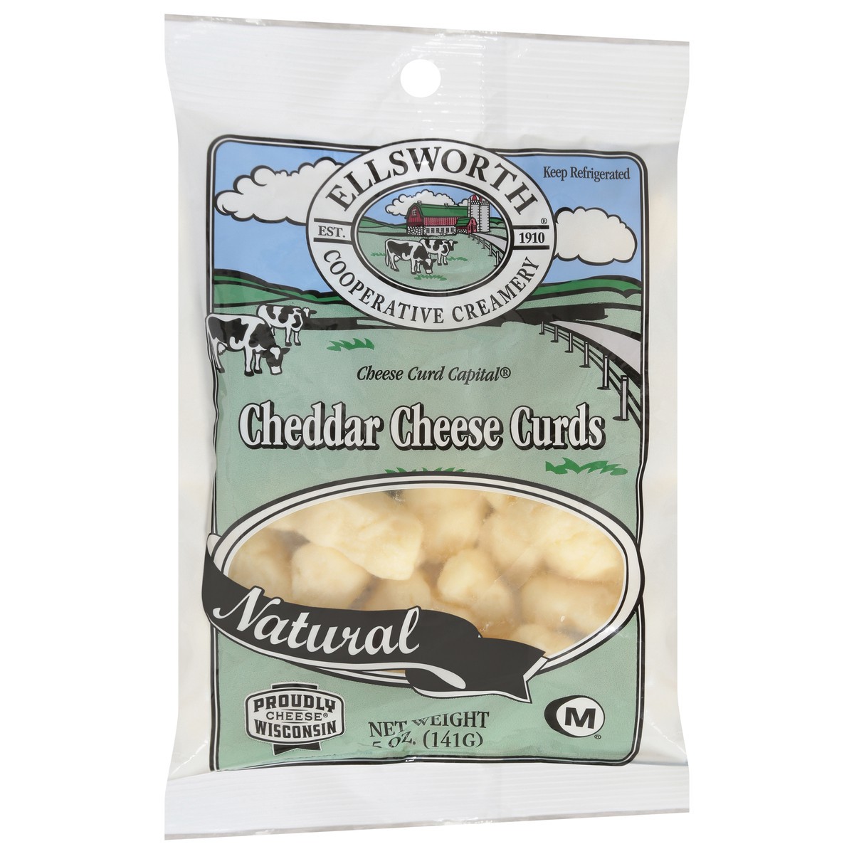 slide 5 of 9, Ellsworth Cooperative Creamery Cheddar Cheese Curds, 5 oz