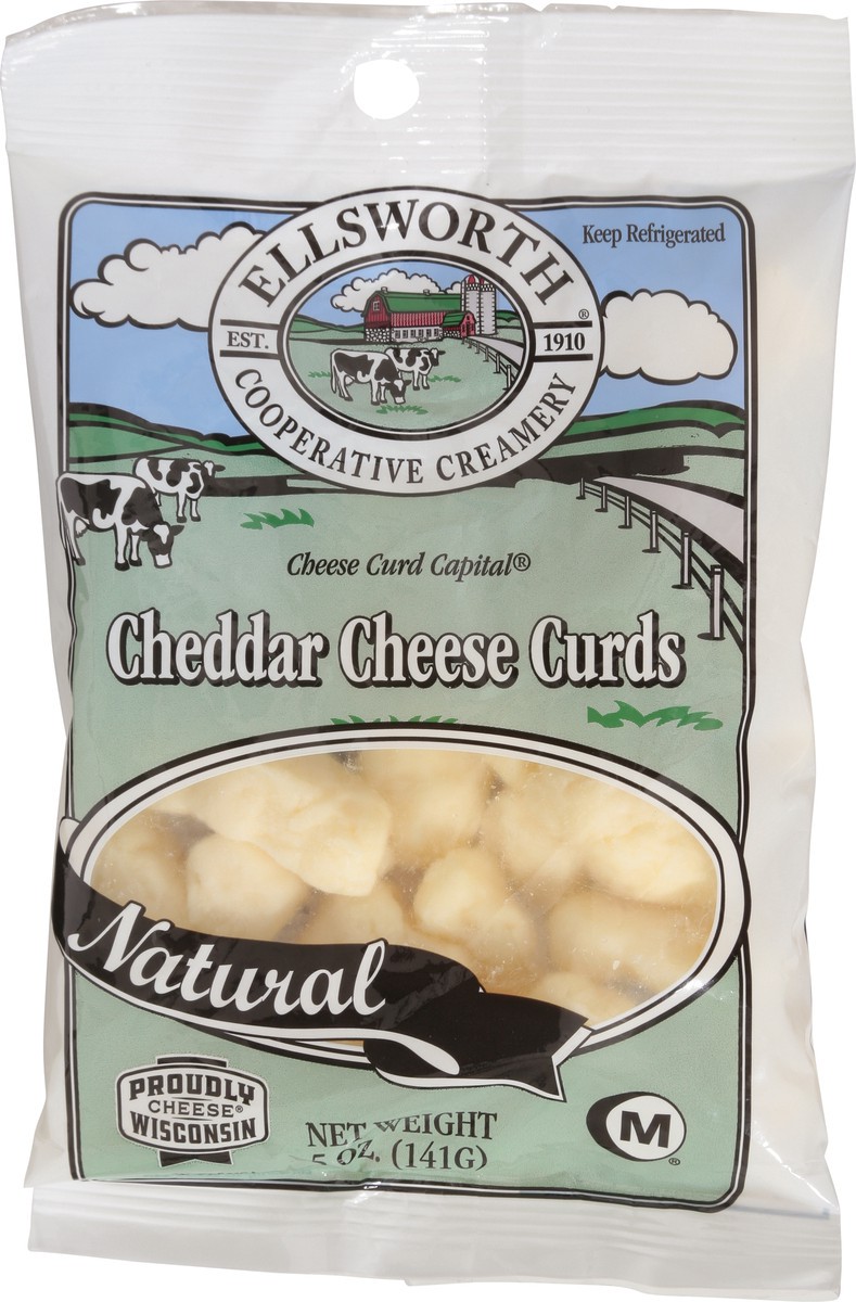 slide 9 of 9, Ellsworth Cooperative Creamery Cheddar Cheese Curds, 5 oz