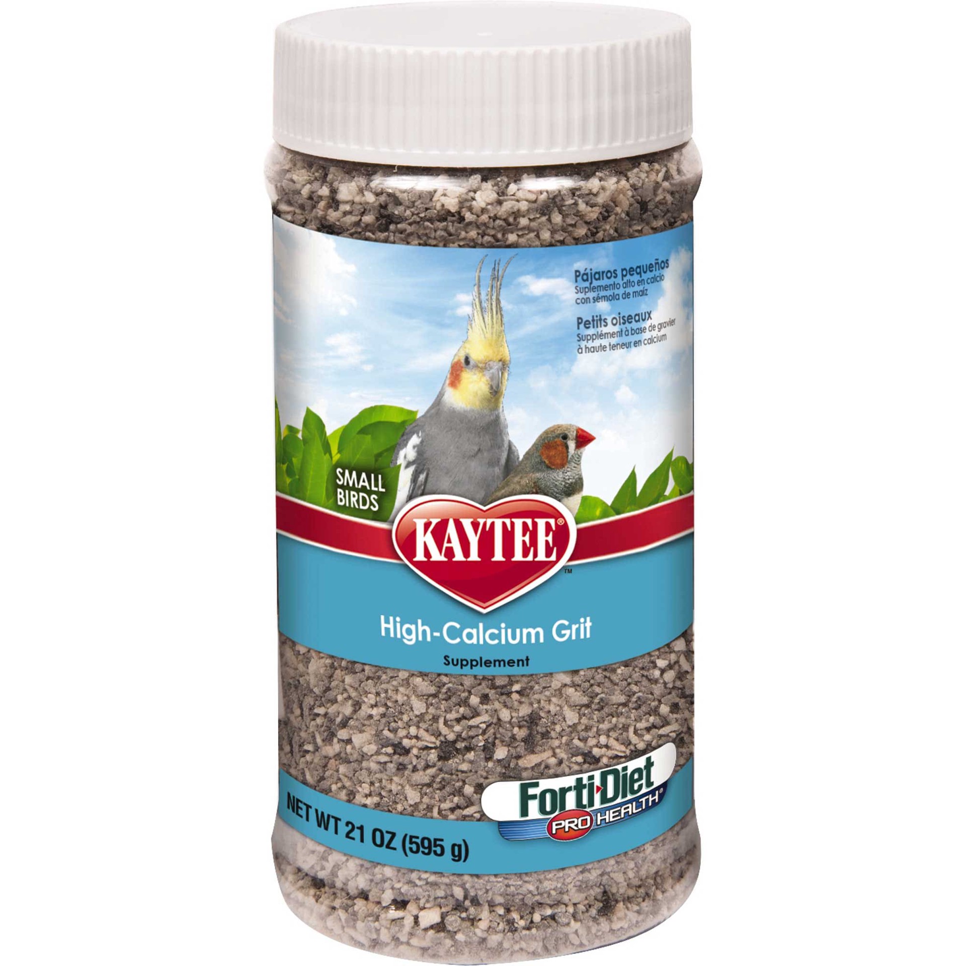 slide 1 of 3, Kaytee Hi-Calcium Grit for Small Birds - Jar 21 oz, 1 ct