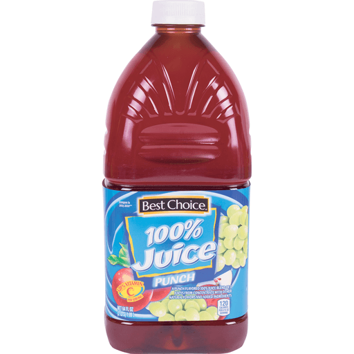 slide 1 of 1, Best Choice 100% Punch Juice, 64 oz