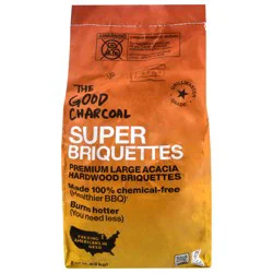 The Good Charcoal Premium Acacia Hardwood Large Briquettes 8 lb