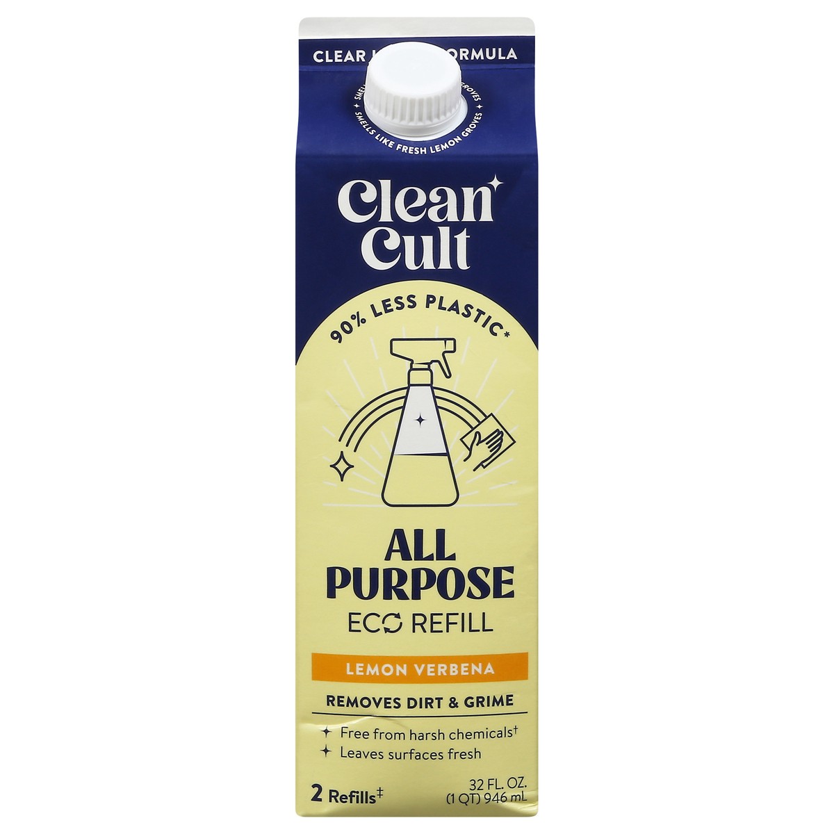 slide 12 of 13, Cleancult Eco Refill All Purpose Lemon Verbena Cleaner 32 fl oz, 32 fl oz