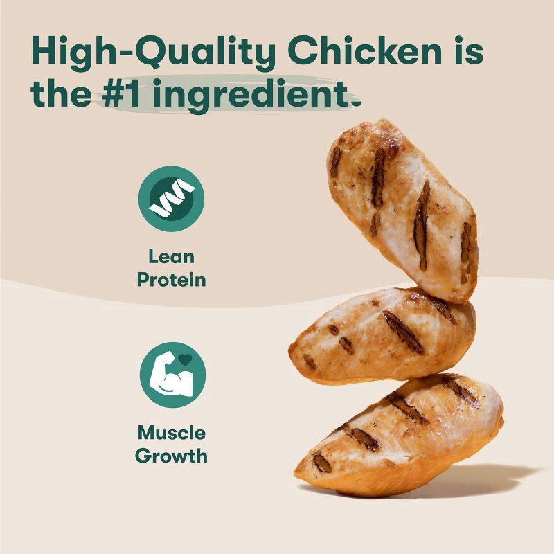 slide 5 of 9, Jinx Chicken Bone Broth Biscuits, Crunchy Dry Dog Treats, 16 oz Bag, 16 oz