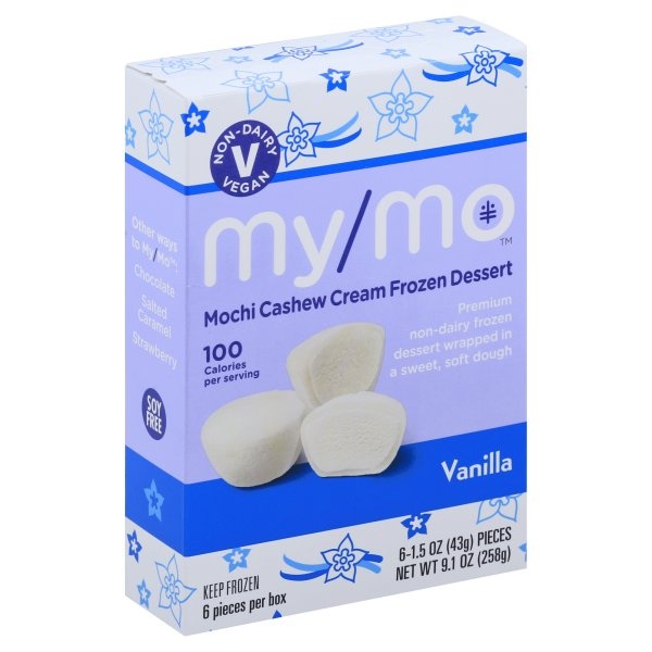 slide 1 of 1, My/Mo Vanilla Mochi Cashew Cream, 6 oz