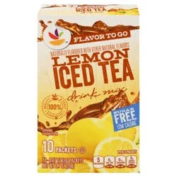 Giant Sugar Free Lemon Flavor Iced Tea Drink Mix Packets - 10 ct