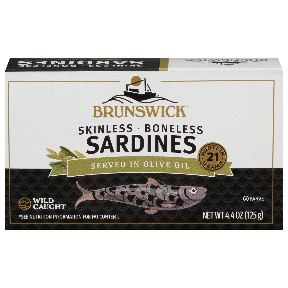 Brunswick Skinless Boneless Sardines 4.4 oz 4.4 oz Shipt