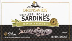 Brunswick Skinless Boneless Sardines 4.4 oz